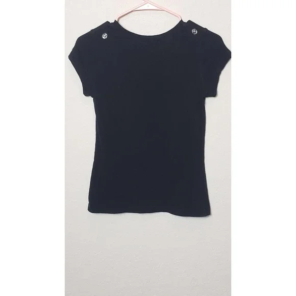 Kids Girls Black Superman Logo Pink Gold Graphic T Shirt Top Size 10 12 - Picture 4 of 10